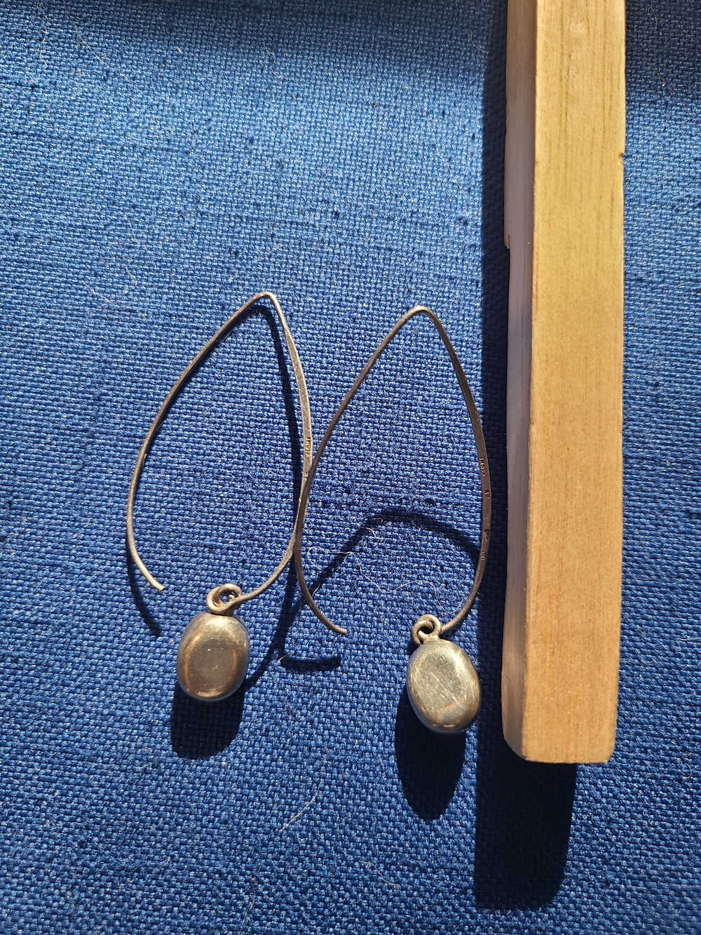 Silpada Sterling Silver" Just Dropping In Earrings" 2 1/4 "
